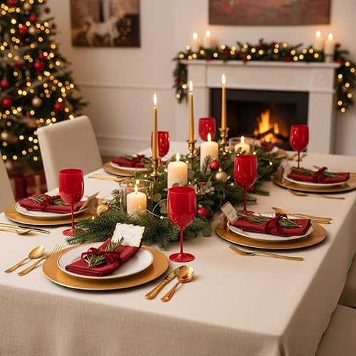 Miniatura 2 de FOX & GRAPES Copas de vino de plástico con tallo  irrompiblesinastillables, reutilizables, aptas para alimentos, aptas para lavavajillas, para