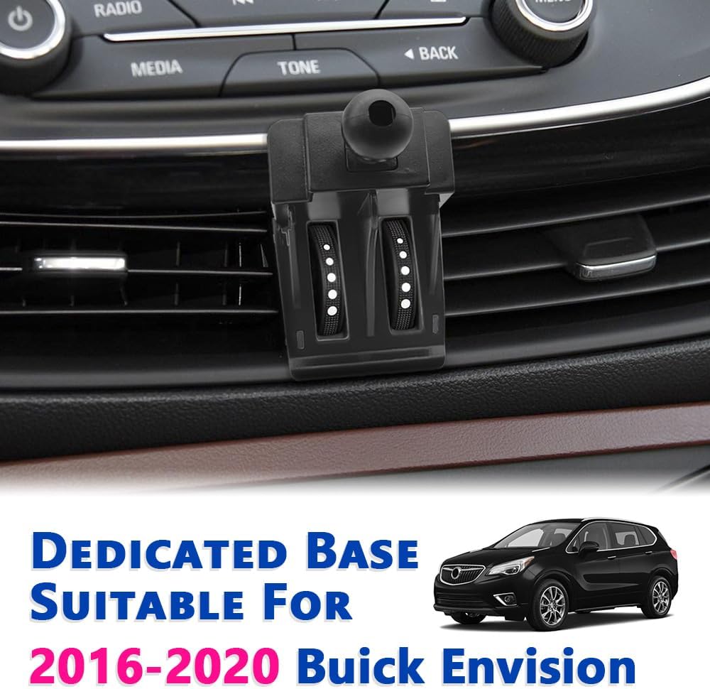 Car Phone Mount 2016-2020 Buick Envision SUV [Thick Case Friendly] Mobile Phone Holder Cell Navigation Bracket Air Vent Auto Accessories Cradles, All Phones