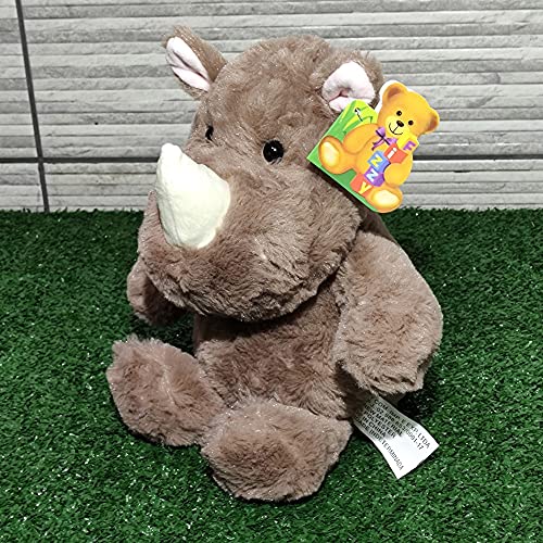 Rinoceronte de Pelúcia 25cm Animais da Selva Fizzy Toys FE7265