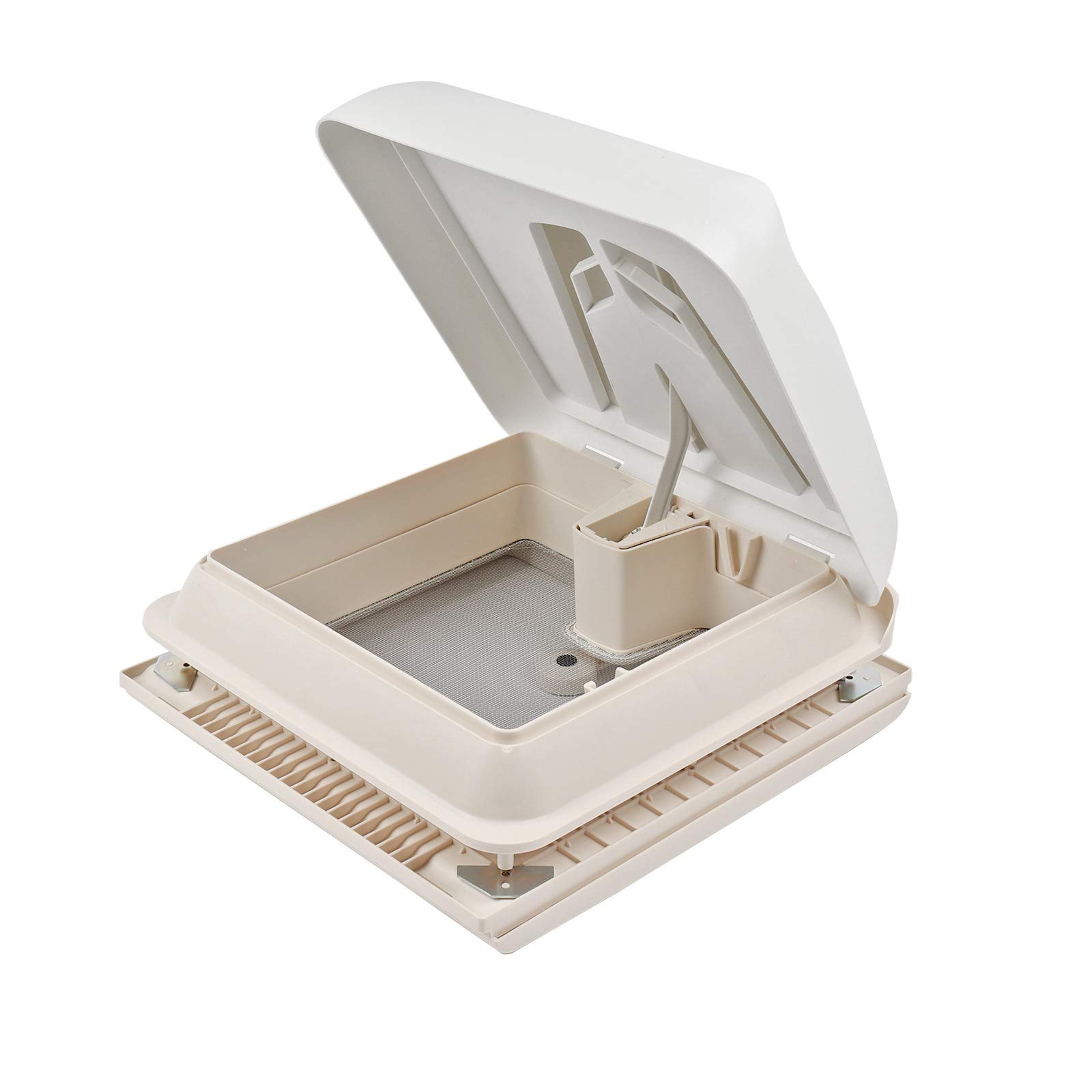 Fiamma Vent 28 - Protector de techo (28 x 28 cm, con sellador), color blanco