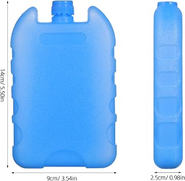 TOYANDONA 4Pcs Ice Packs for Cooler or Lunch Boxes - Ice Blocks Reusable Freezer Packs Cooler Accessories for Air Conditioner Fan Beach Camping Fishing