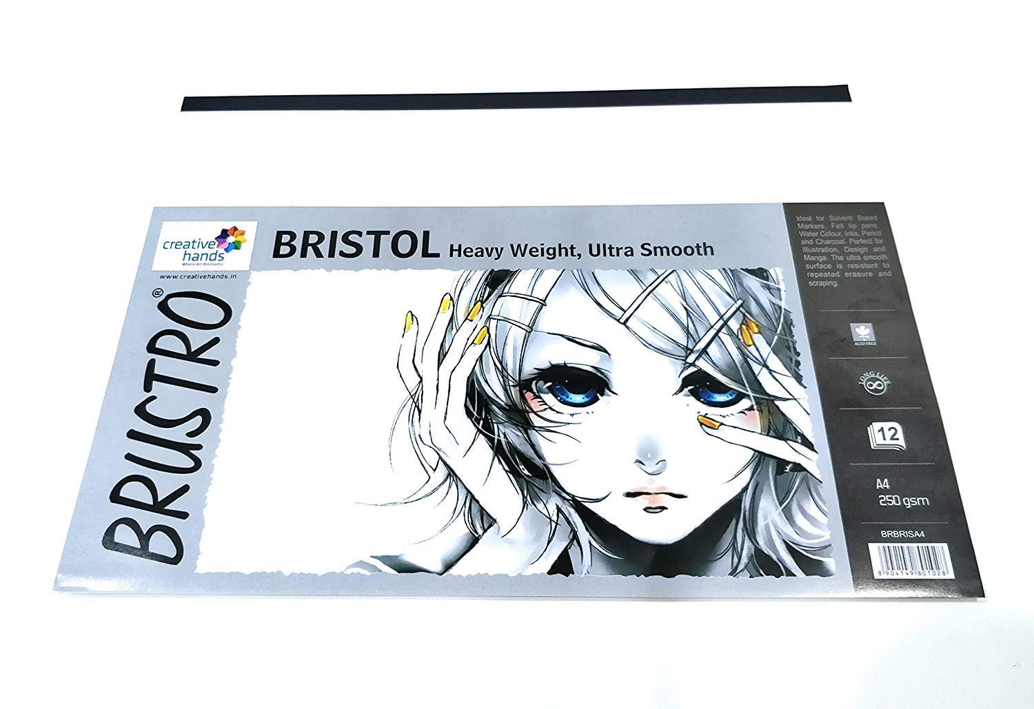 Brustro Ultra Smooth Bristol Paper - Pack of 24 -2