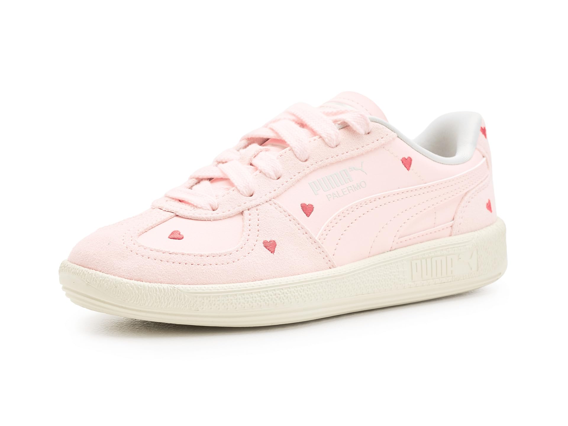 PUMA Girls Palermo Shoes (Big Kid) Jasmine Flower/Vapor Gray 10 Medium Big Kid
