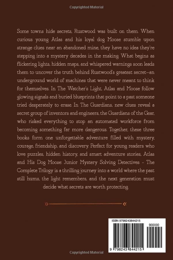 Atlas and his dog Moose: Junior Mystery Solving Detectives: 3 in 1 full series book | Book 1-Original Book 2-The Watchers Light Book 3-The Guardians | 187 page chapter book ages 8-12 - Image 2