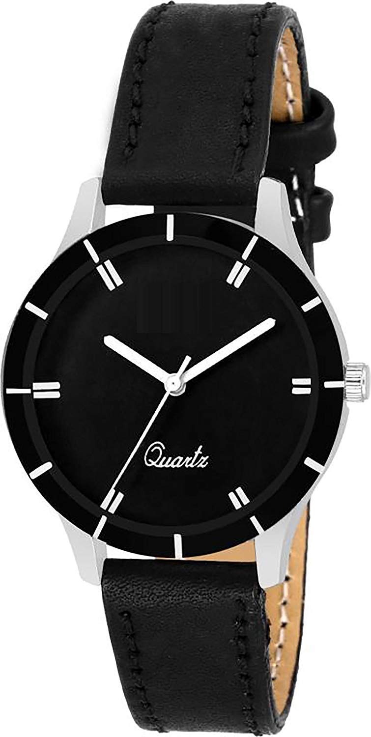 Watch City Jay Enterprise Analog New Black Leather Belt Watch for Girls-Women Stylish (B07LDC5J2P) Amazon Price History, Amazon Price Tracker