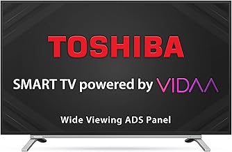 Toshiba 80 cm (32 inches) Vidaa OS Series HD Ready Smart ADS LED TV 32L5050 (Black) (2020 Model)