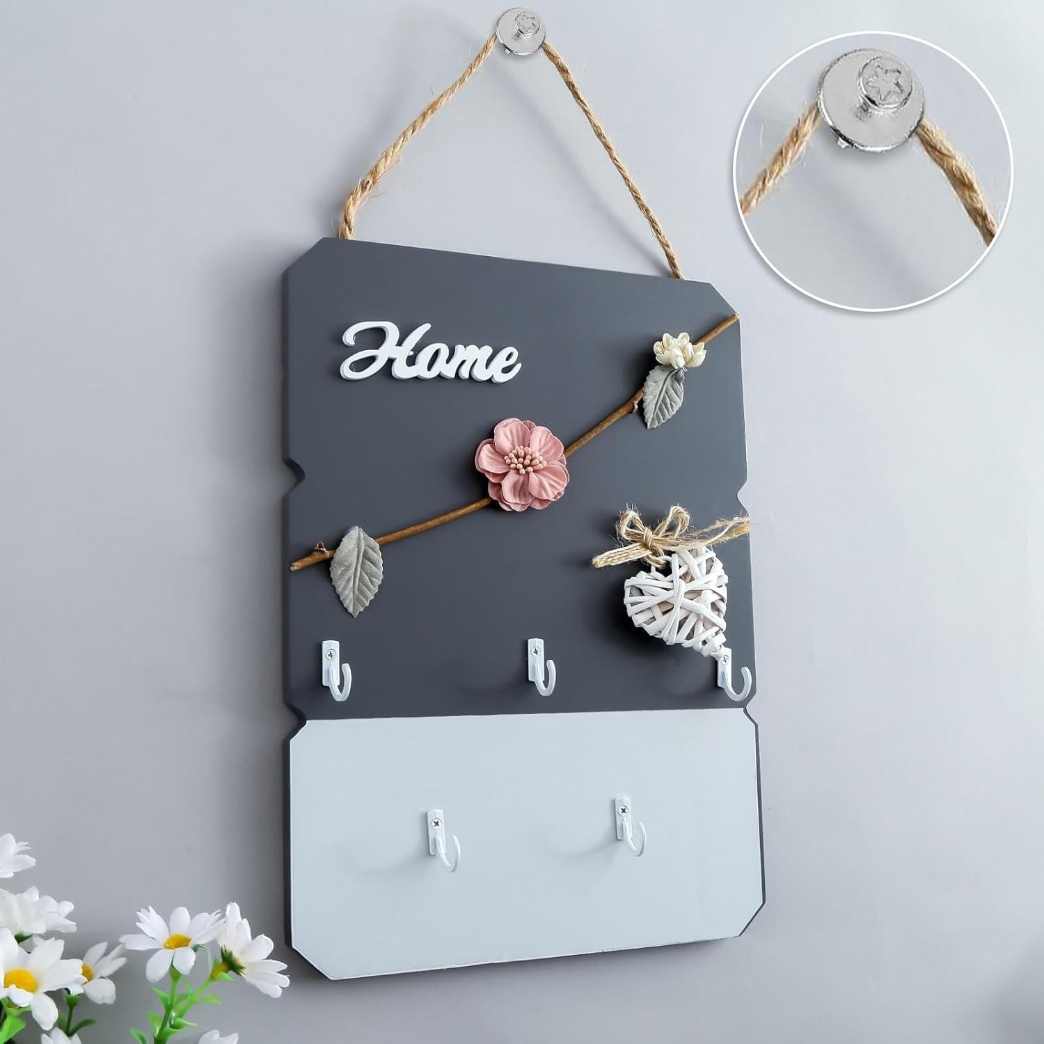 30 Pcs Picture Hanging Tacks Double Headed Picture Hanging Nails Thumb Tacks Wall Hooks Push Pins Flat Decorative Thumbtacks Professional Plaster Pictures Hooks for Wooden Wall or Drywall Art