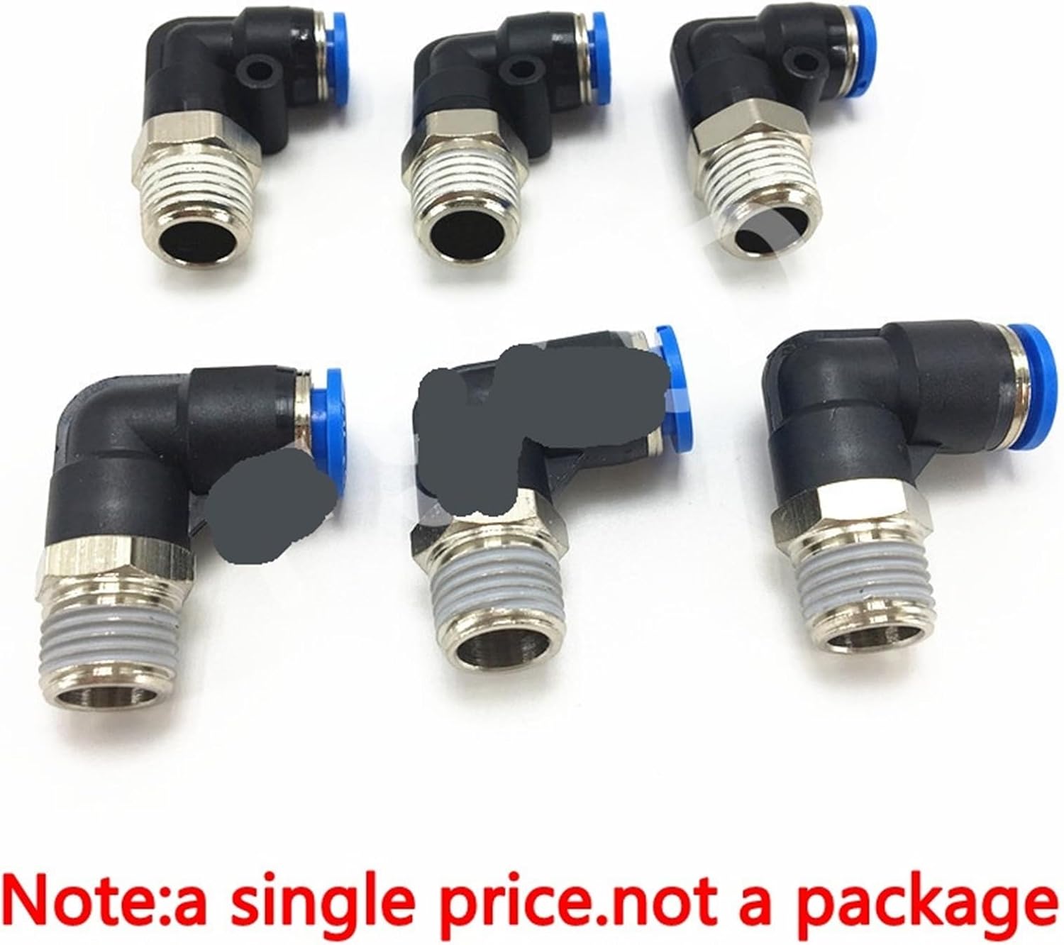1pcs QSLV-M5 G1/8 G1/4 G3/8-4 6 8 10 12 FSQD Push-in Fittings Pneumatic tool(QSLV-1-8-4)