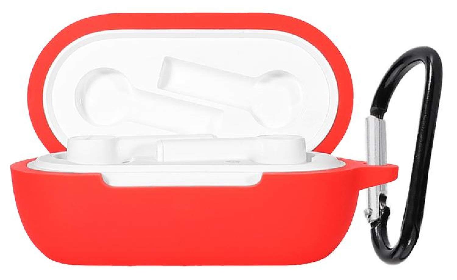 M.G.R.J® Soft & Flexible Silicon Case Cover for OnePlus Buds Z (Red)