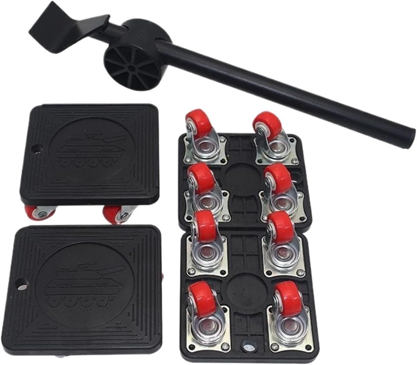 Furniture Sliders, Heavy Furniture Mover Dolly Set with Lifter 360° Rotation 5-Wheel Dollies Stuff Moving Tool Kitchen Cabinet,for Moving Heavy