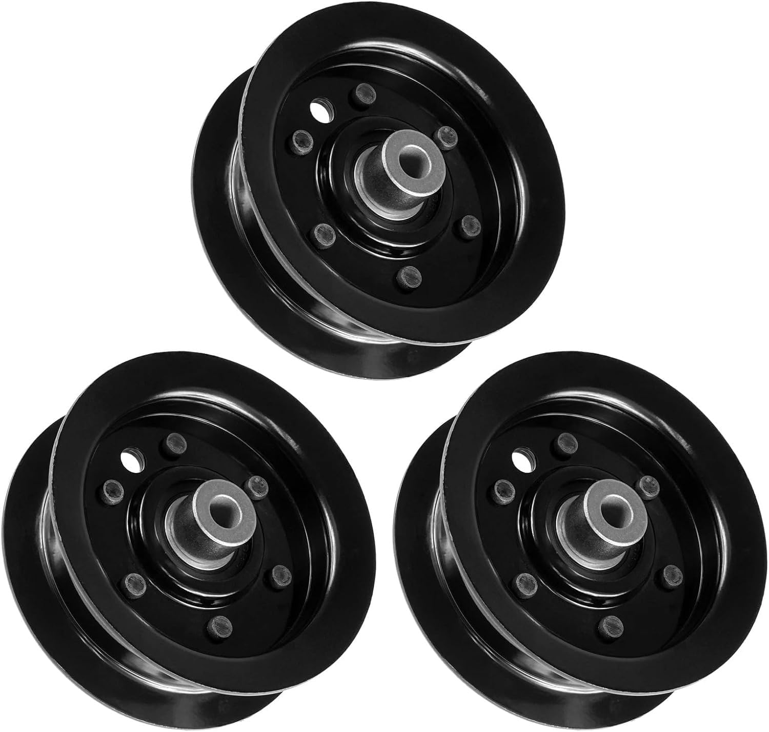 3PK Flat Idler Pulley Replacement for SS5060 SS5035 MX5060 50 Inch Deck 1329420