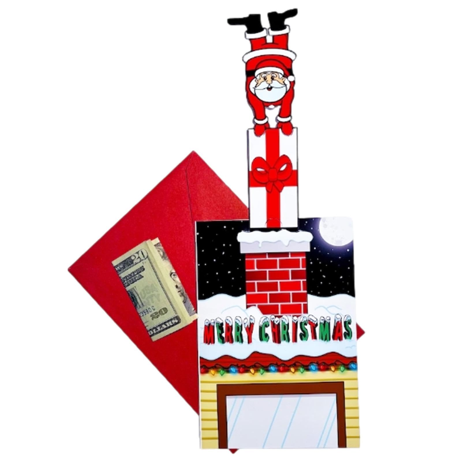 Generico Fermasoldi Natalizi, portasoldi Natalizi | Ornamenti Natalizi per Porta Soldi | Decorazione Porta Soldi Natalizi, Porta Contanti Natalizi, Carte Denaro Festive Natalizie