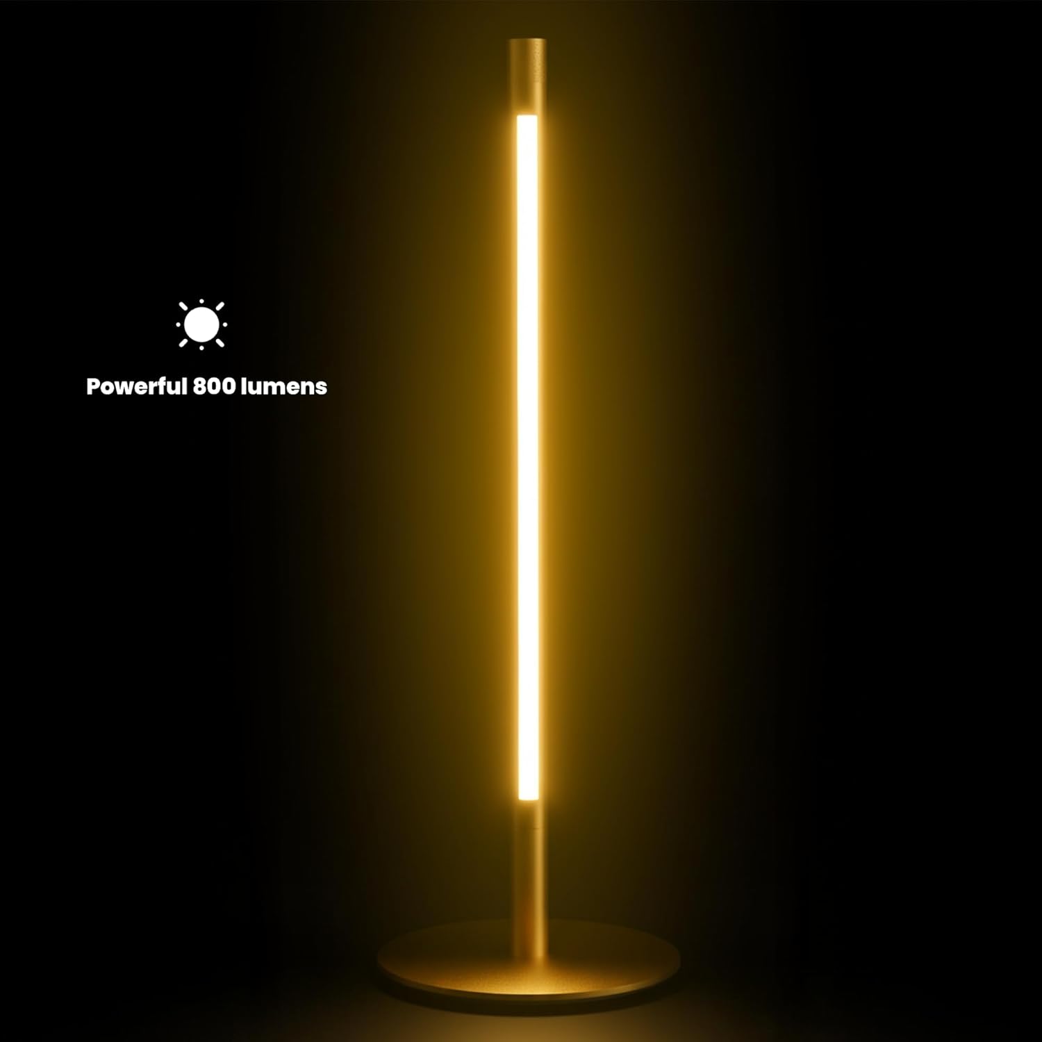 Shabbostick Shabbos Lamp, 800 Lumens LED Table Lamp, Travel Bag Included, Patent Pending (Gold)