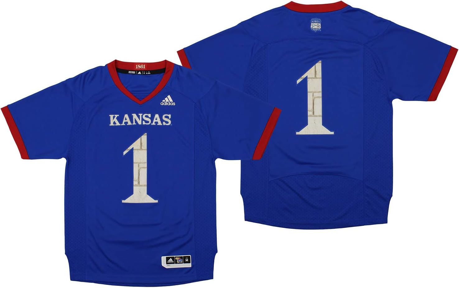 adidas Kansas Jayhawks NCAA Special Games Premier Jersey (Large) Blue