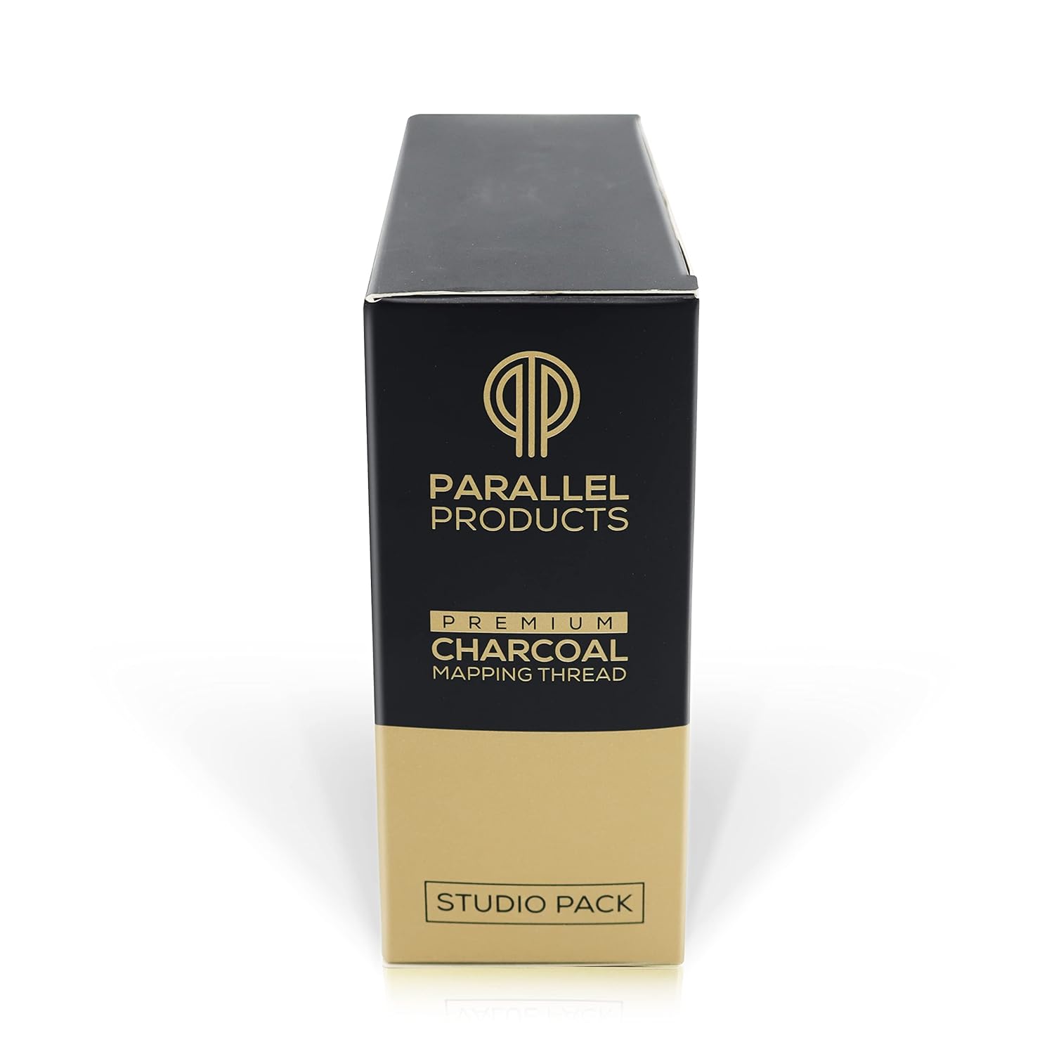 Parallel Products - Premium Eyebrow Mapping String for Microblading - Pre-Inked - 1 mm Charcoal Thread - Essential Brow Microblading Supplies - 15 Meters per Box (12 Pack)