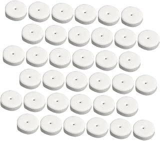 SEWACC 100pcs Foam Earring Cushion Pads for Stud Earrings Soft Ear Nut Protectors for Comfort and Support Foam Discs for DIY Jewelry Making and Sensitive Ears