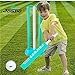 jaspo Cricket-Kid Complete Cricket Set for Kids Perfect Introduction to Cricket for Young Players,Plastic Bat for Practice&Initial Training of Beginners&Learners (Size-1 (Age 2 to 5 Yrs)),Multicolor
