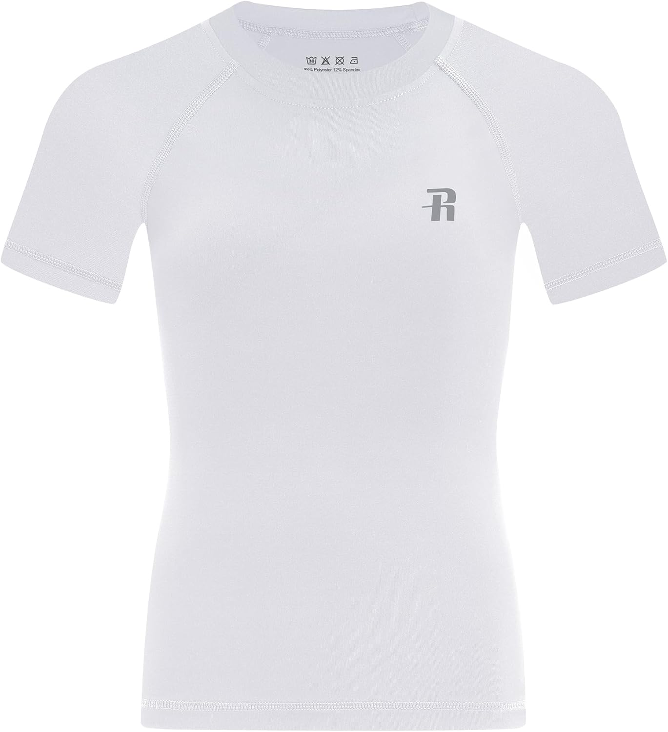 Runhit Boys Compression Shirt Short Sleeve Youth Basketball Undershirt Kids Quick Dry Athletic Base Layer T-Shirt - Image 6