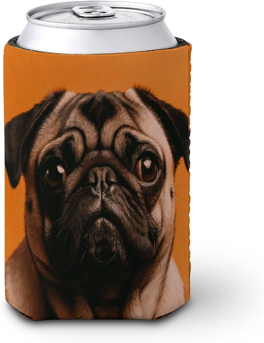 Pug Reusable Insulator Sleeve for Iced Hot Drink