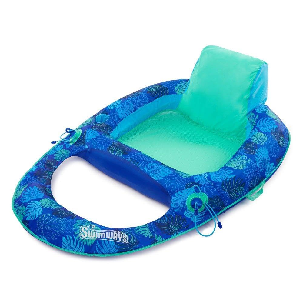 Swimways, Elite Spring Float Fauteuil de piscine inclinable