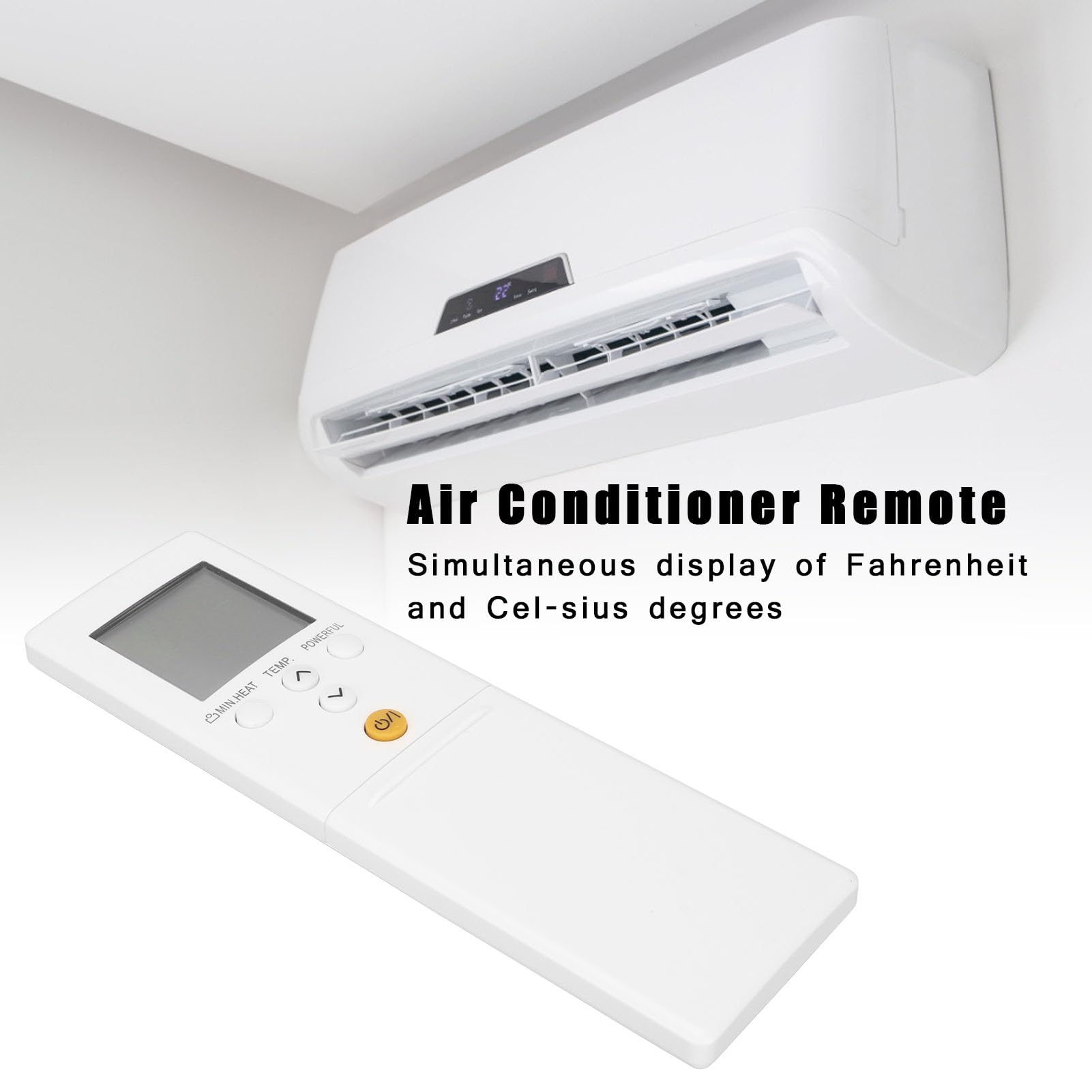 Télécommande Universelle Pour Climatiseur AC232A - Compatible Avec AR REG1U, AGU9RLF, Etc. - Remplacement Facile - Avec écran - 7