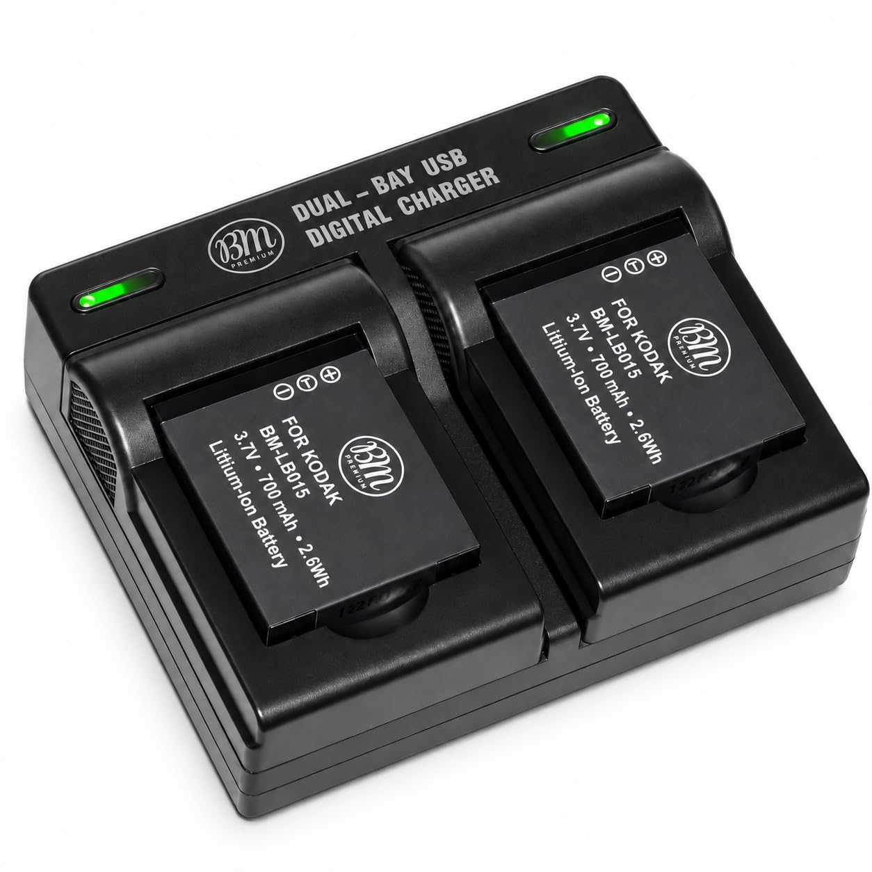 Amazon.com: BM Premium 2 LB-015 Batteries & Dual Charger for Kodak