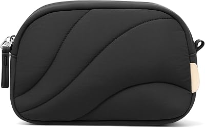 Inateck Borsa organizer per accessori elettronici, elegante e minimalista, portatile per i viaggi, adatta per cuffie, cavi e power bank, Nero