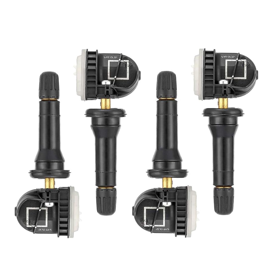 Sensore di pressione dei pneumatici 4Pcs, sensore Tpms, sensori di monitoraggio della pressione dei pneumatici 1862980, 2036832, 2318530 per Ford Ranger Ecosport Mondeo Fiesta Focus