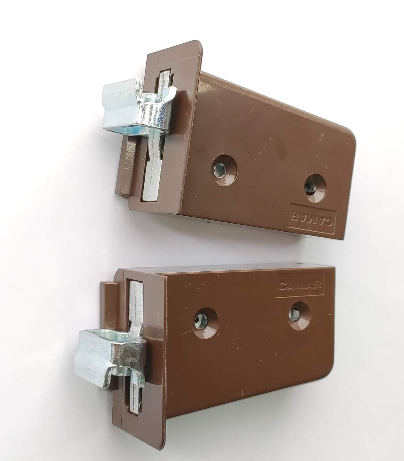 CAMAR Wall Bracket Kit (right and left pair). Hanging Furniture Hooks (CAMAR 800, Brown) - Image 4