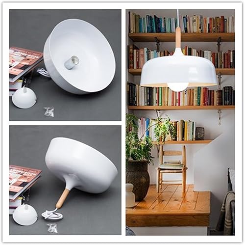 Miniatura 9 de E2627 - Lámpara colgante moderna industrial Art Deco para techo, lámpara colgante de estilo nórdico simple, pantalla 1 lámpara para comedor, cocina,