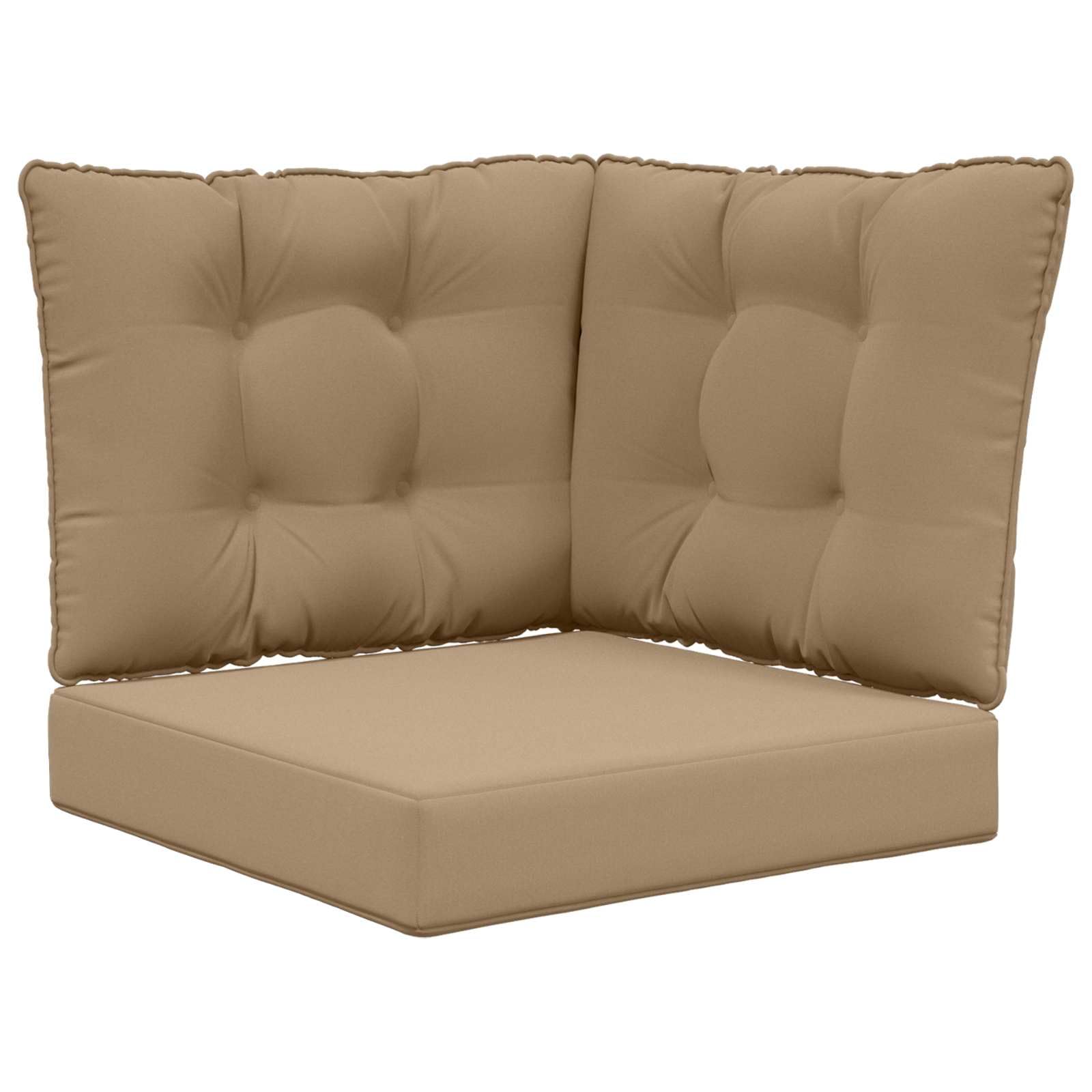 Coussin de canapé d'extérieur lavable pour terrasse et balcon lot de 3
