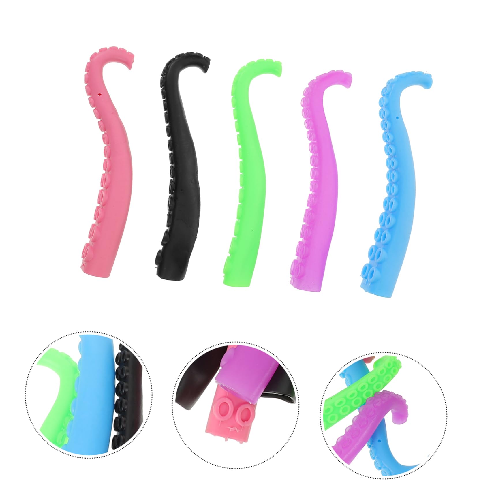 VICASKY 10 Pièces Poulpe Poulpe Tentacule Marionnettes Jouet Tentacule Jouet