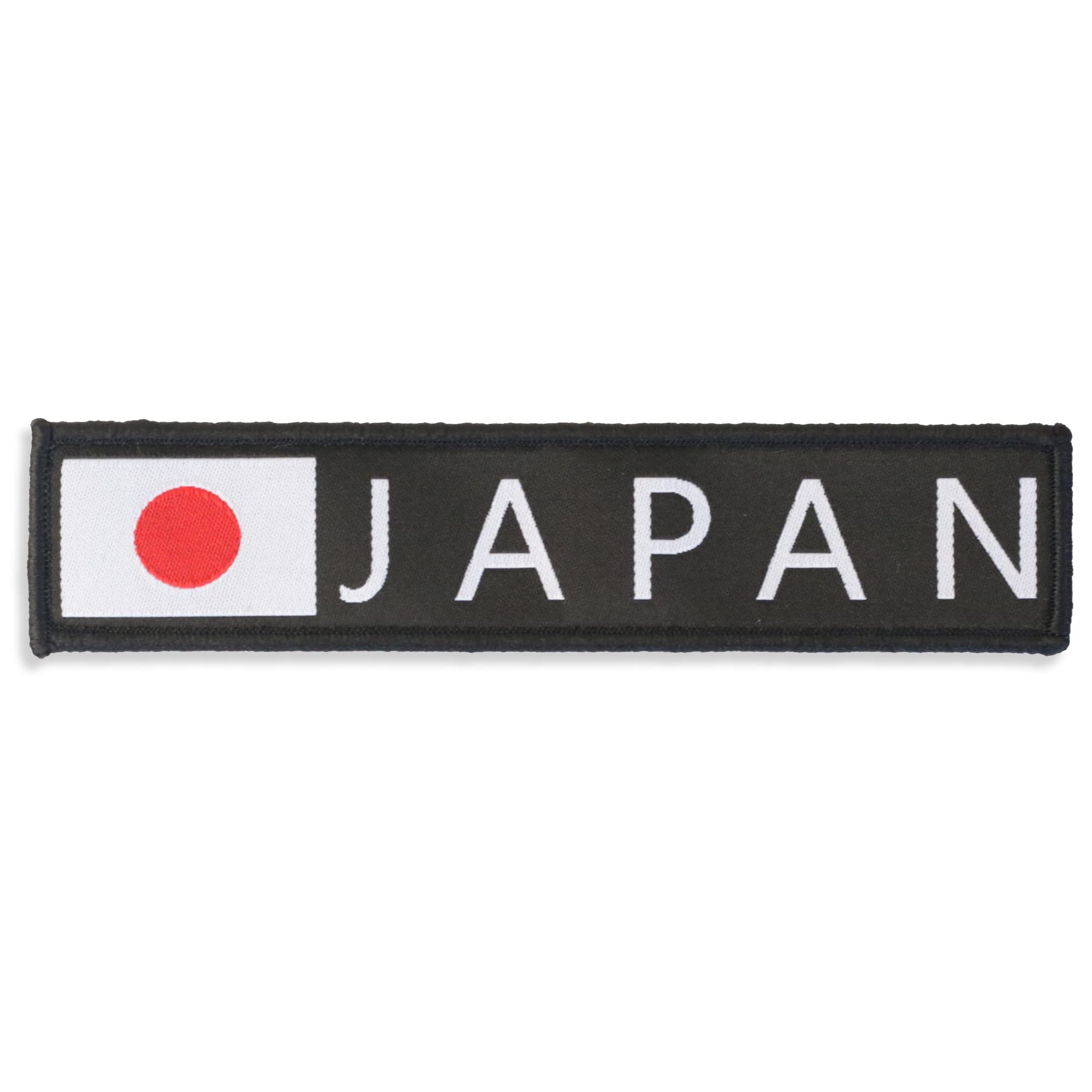 SHENKELJAPAN Japan patch emblem Velcro with black 3.0x1.4.0mm