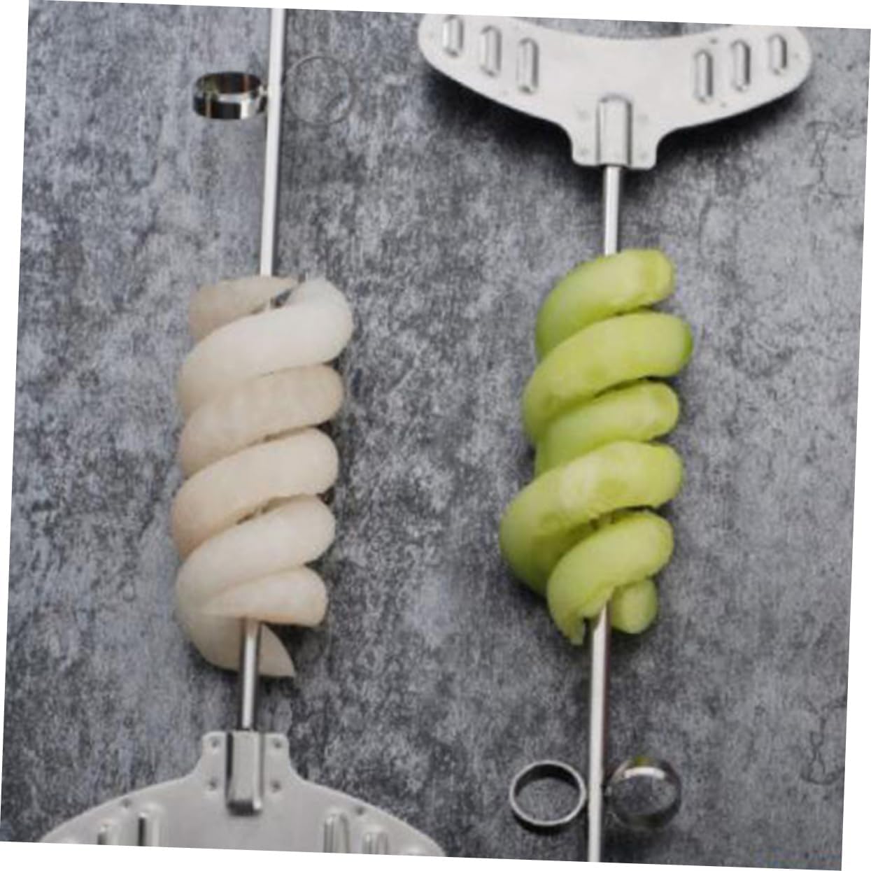 Fruit Spiral Tool Stainless Steel Cucumber Radish Spiral Slicer Kitchen