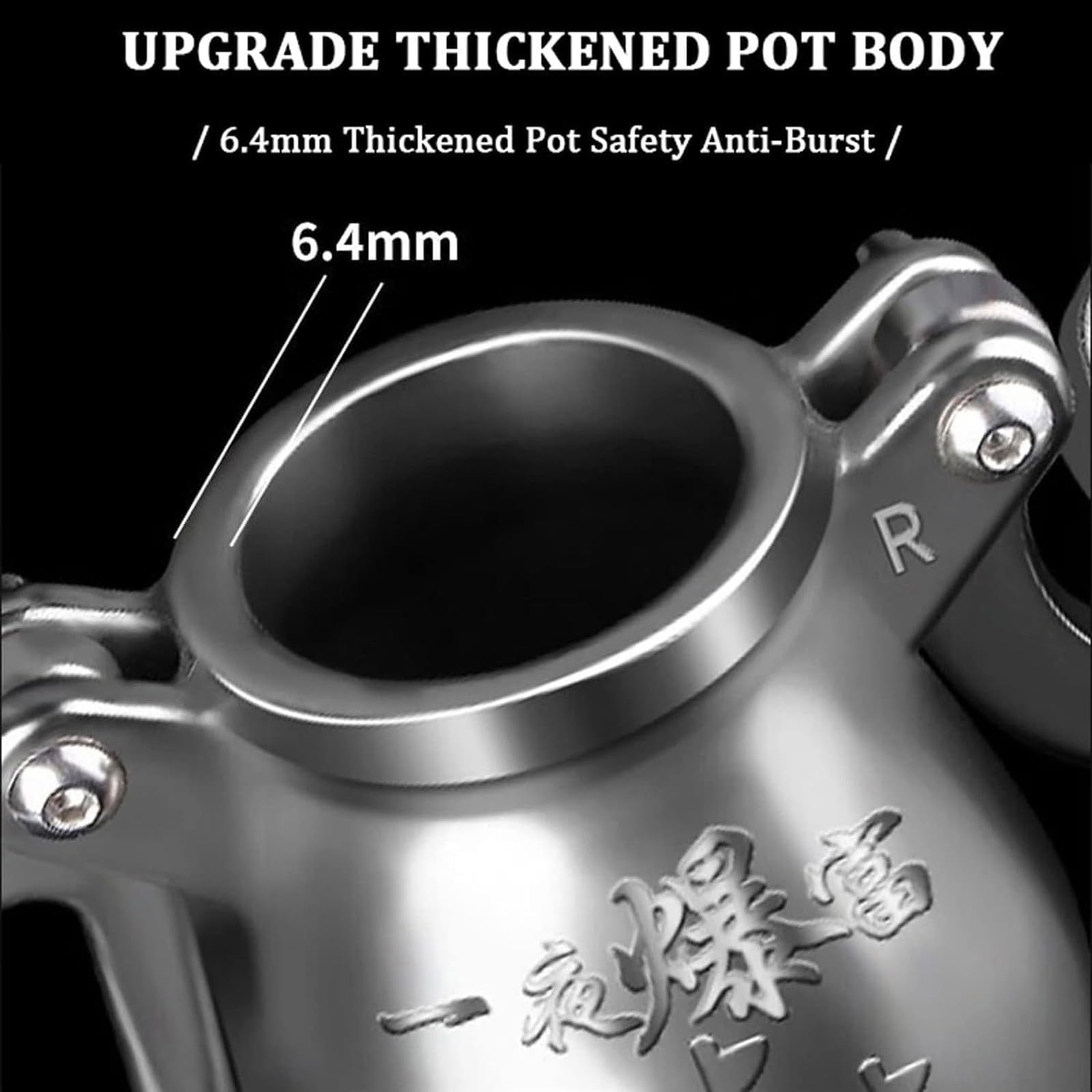 Macchina per Popcorn Professionale, Macchina per Il Riso Soffiato Cannone Cinese per Popcorn, Valvola di Pressione Doppia, Maniglia in Rame Girevole a 360 Gradi (500ML)