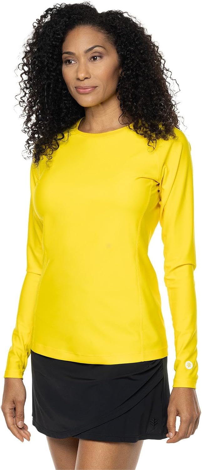 Women's Long Sleeve Swim Shirt - UPF 50+ Sun Protection - Hightide