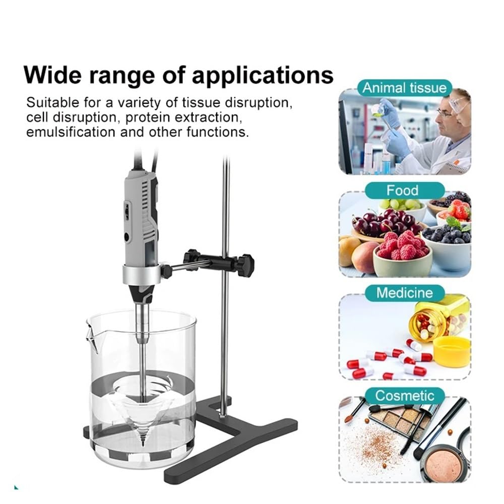 Szkło laboratoryjne Mikser przenośny i szybki homogenizator do laboratorium, 5000-35000 obr/min, 220 V, MHZ-01(6mm segment)