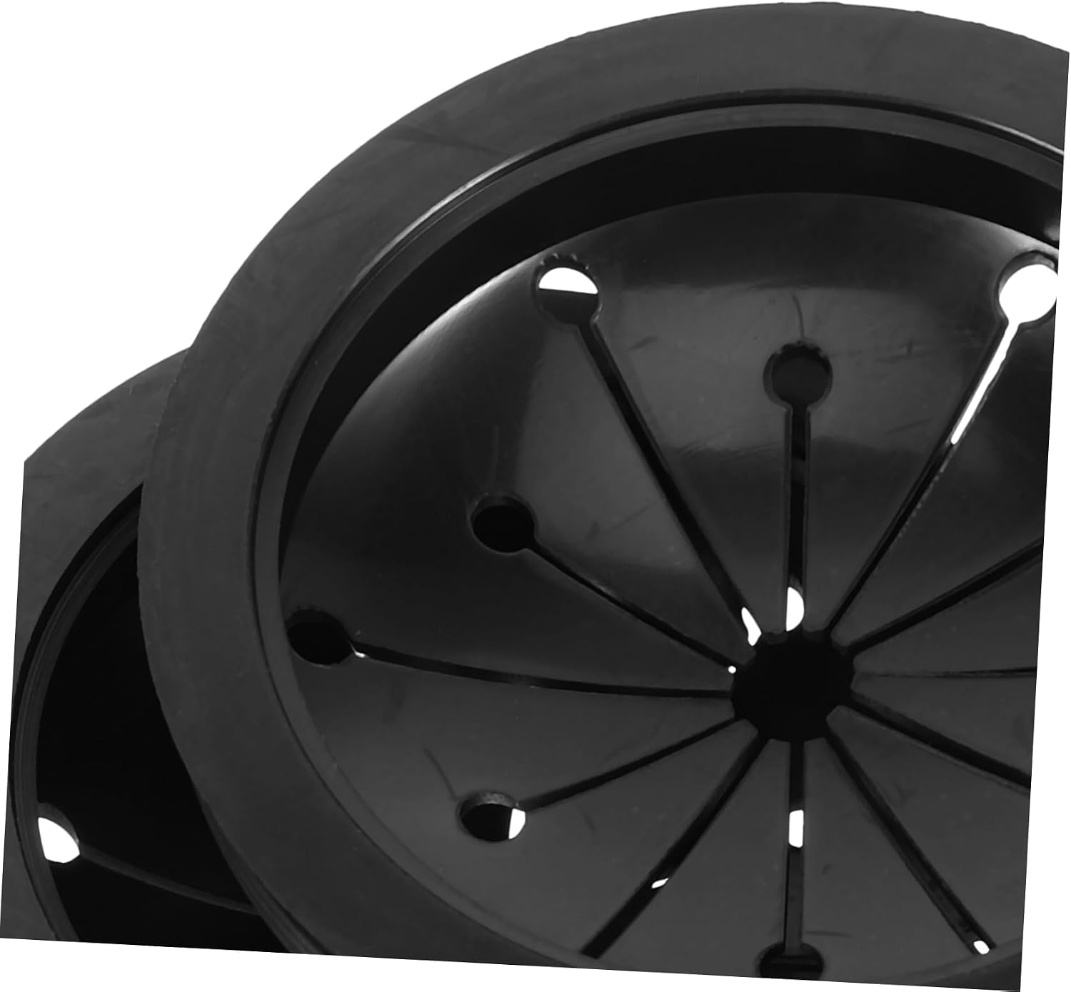 Garbage Disposal Sink Guard Baffle 2 Pack Black ABS Replacement