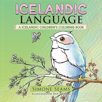 Paperback Icelandic Language: A Icelandic Children's Coloring Book