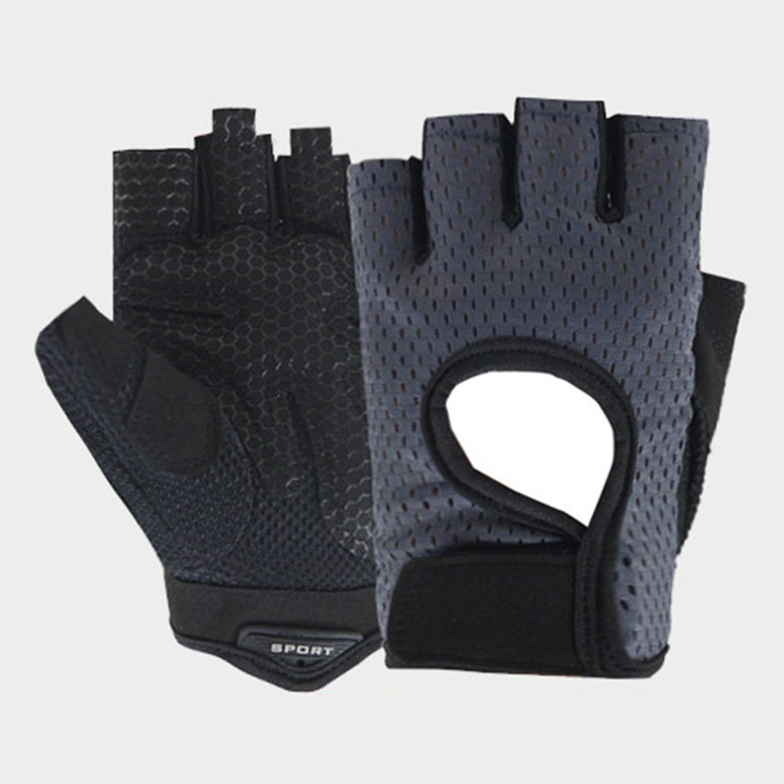 Guanti Sportivi Antiscivolo E Traspiranti Per Bicicletta E Allenamento - Unisex, Antiurto, Colore Blu, Taglia M (1 Coppia)