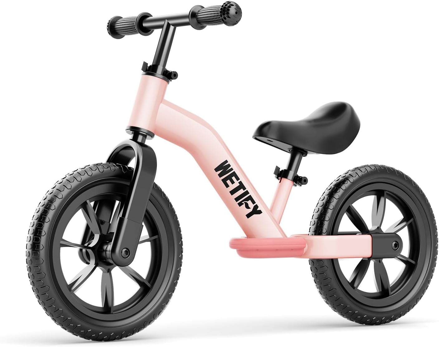 Balance Bike 2 Year Old, 2-5 Year Old Toddler Balance Bike, No Pedal Bikes with Adjustable Handlebar & Seat, 2 3 4 5 Year Old Boys Girls Birthday Gifts Toys(Pink)