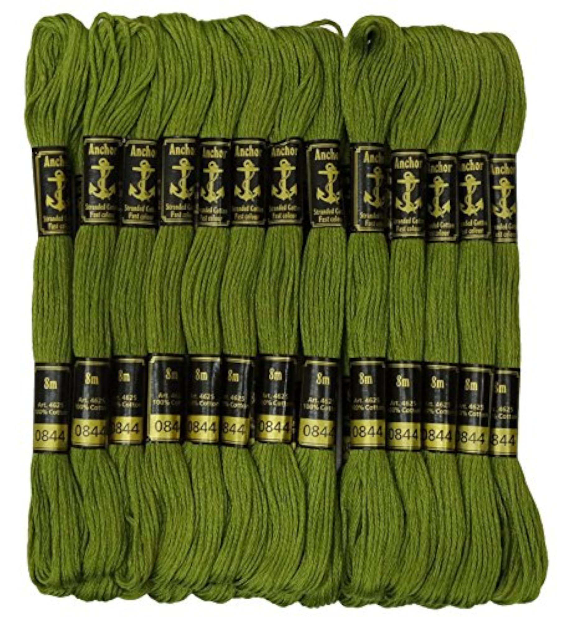 Anchor Cross Stitch Embroidery Cotton Threads, Pack of 10