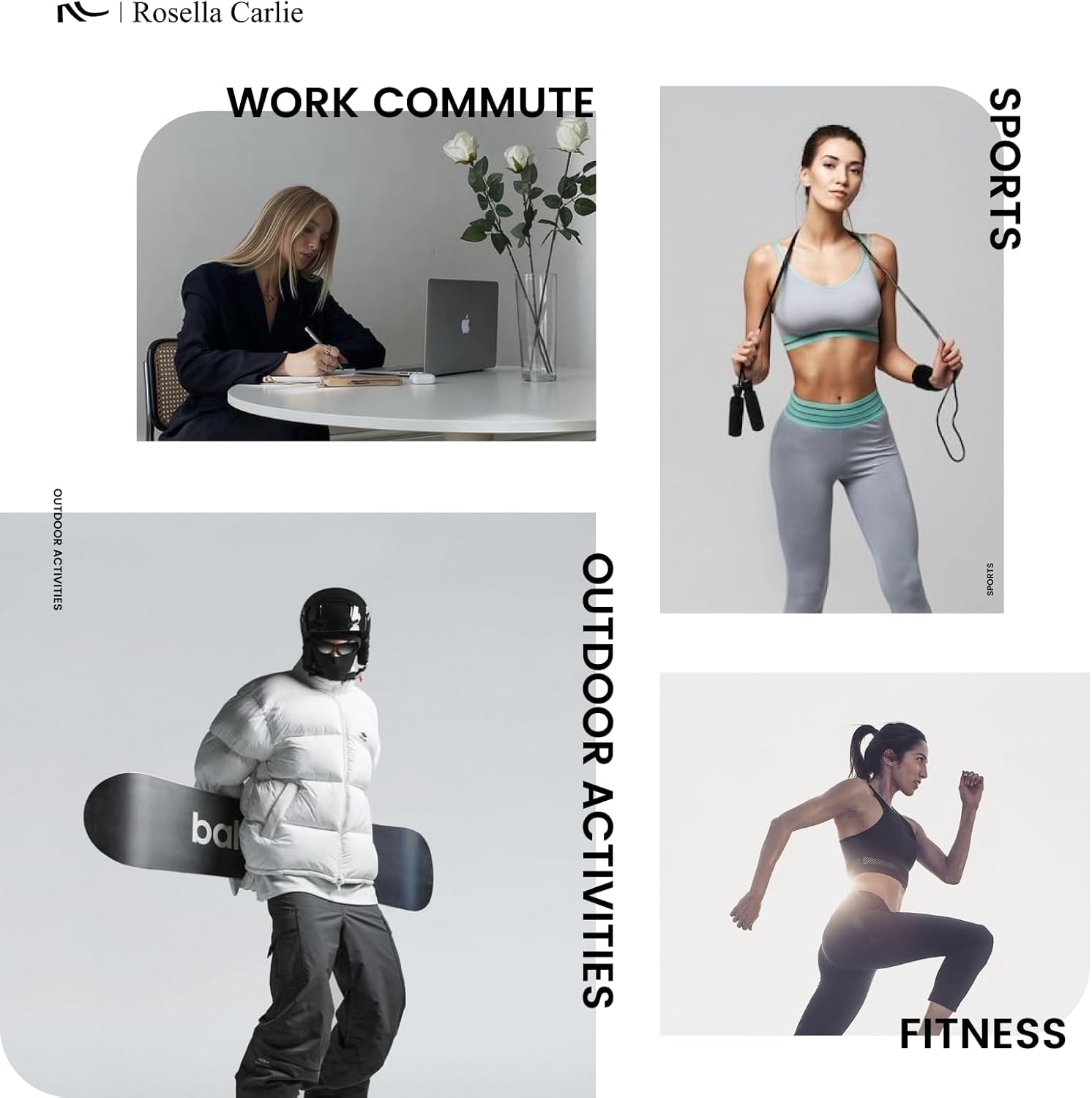 Rosella Carlie Womens Sneakers - Women's Fashion Sneakers with Removable Insole - Stylish and Lightweight Spring Shoes for Women Casual Non-Slip Lace-Up Walking Footwear - Image 6