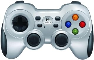 Logitech G F710 Wireless Gamepad, 2,4 GHz Wireless con Nano-ricevitore USB, Controller Dual Vibration Feedback, 4 switch D-Pad, PC - Grigio/Nero