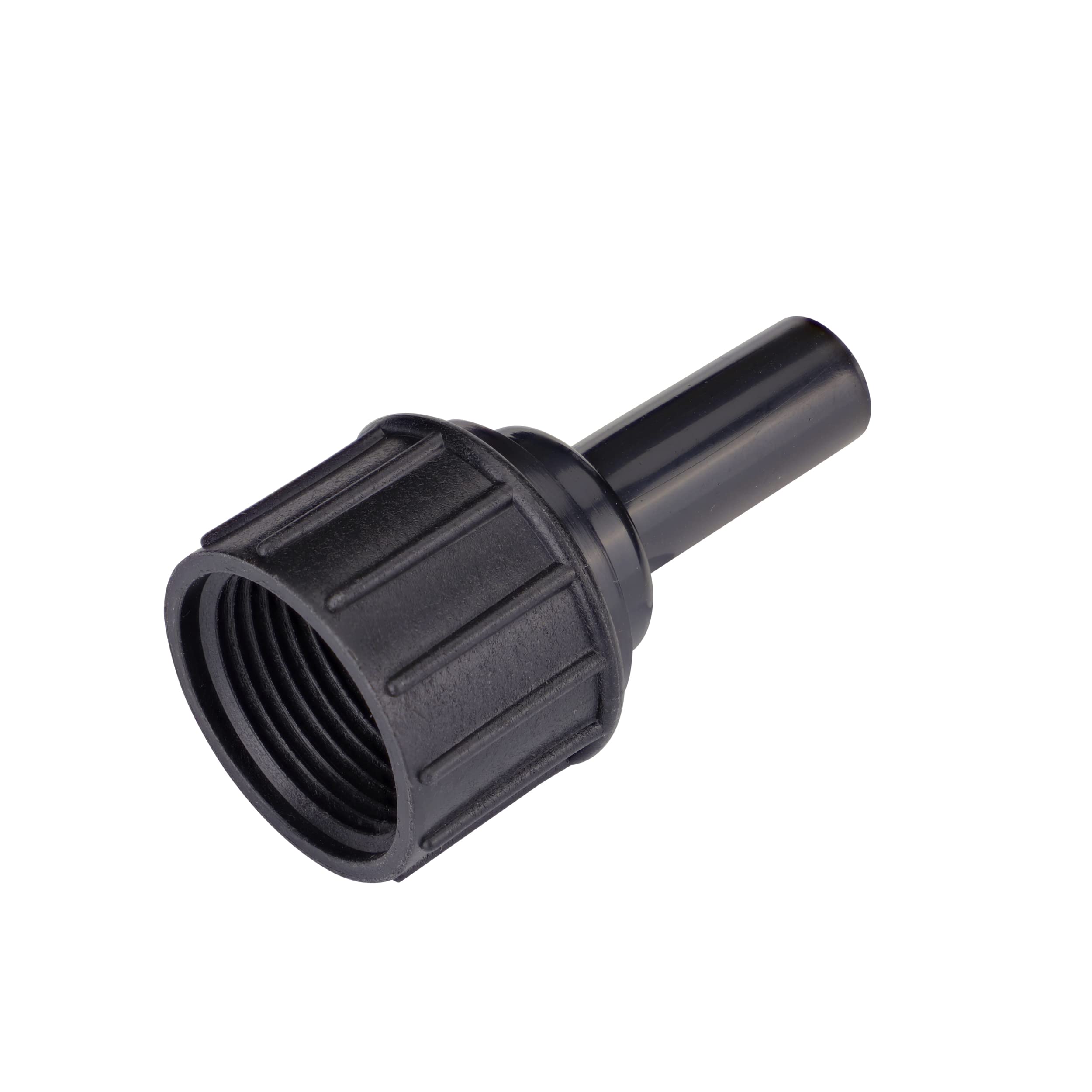 Raindrip R326CT Pipe Thread Swivel with 0.25-Inch Compression Adaptor, Black