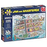 1000-teiliges Puzzle. Jumbo 20021 Cruise Ship Piece Jigsaw Jan Van Haasteren-Kreuzfahrtschiff Puzzle 1000 Teile