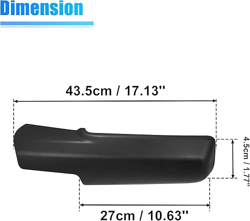 Miniatura 7 de X AUTOHAUX Espejo de remolque Cubierta del brazo delantero izquierdo del lado del conductor Cubierta de la tapa de la cubierta No.68263393AA para