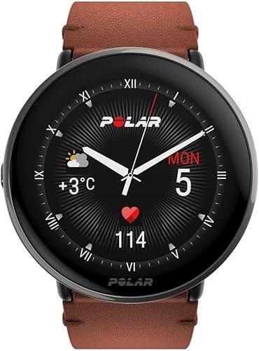 Miniatura 4 de POLAR Ignite 3 Series Reloj inteligente de seguimiento de actividad física de titanio con pantalla AMOLED, GPS, monitoreo de frecuencia cardíaca,
