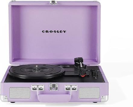 Crosley Cruiser Plus Portable Turntable, Bluetooth Record Player