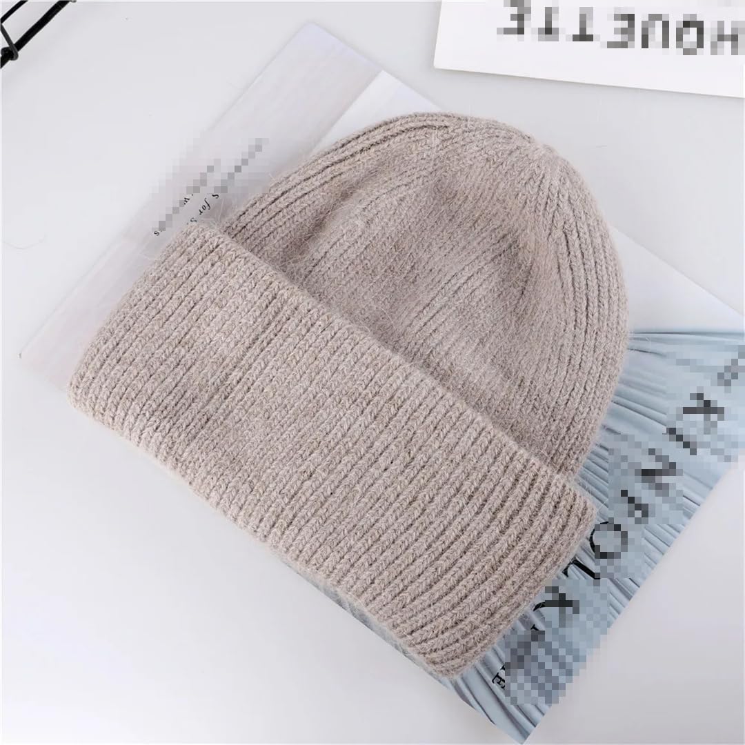 Wvapzxx Cappello Invernale Per Donna Berretti Lavorati A Maglia In Cashmere Cappelli Spessi E Caldi In Lana Per Ragazze